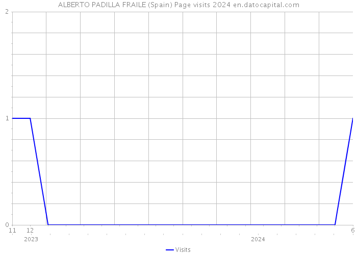 ALBERTO PADILLA FRAILE (Spain) Page visits 2024 