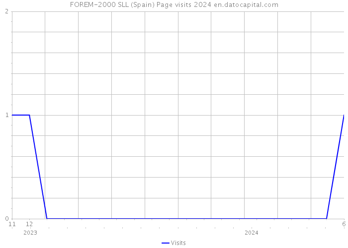 FOREM-2000 SLL (Spain) Page visits 2024 