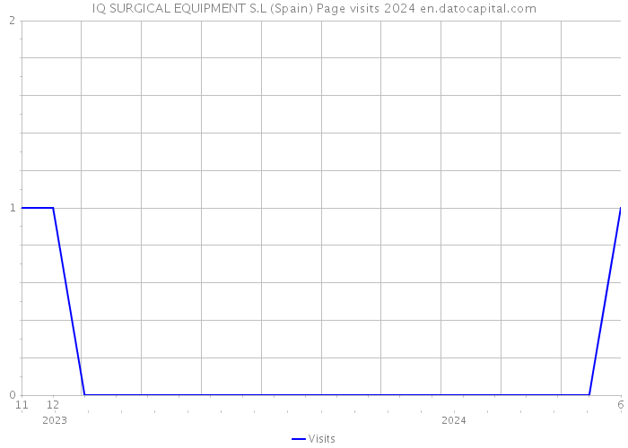 IQ SURGICAL EQUIPMENT S.L (Spain) Page visits 2024 