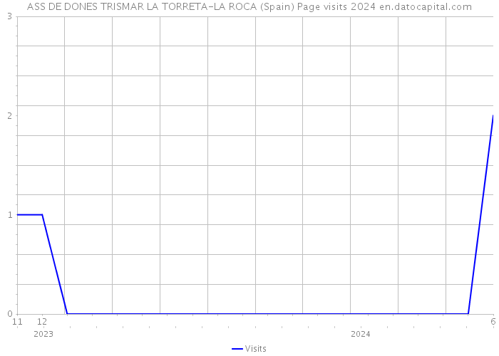 ASS DE DONES TRISMAR LA TORRETA-LA ROCA (Spain) Page visits 2024 