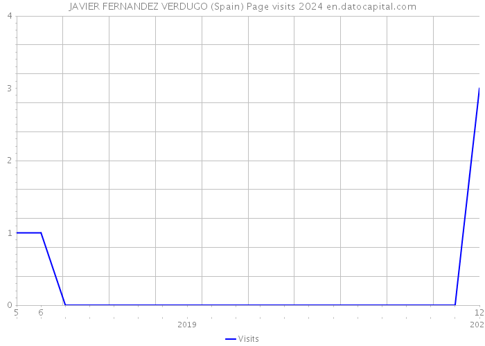 JAVIER FERNANDEZ VERDUGO (Spain) Page visits 2024 