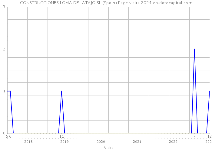 CONSTRUCCIONES LOMA DEL ATAJO SL (Spain) Page visits 2024 