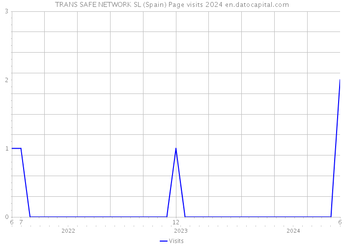 TRANS SAFE NETWORK SL (Spain) Page visits 2024 