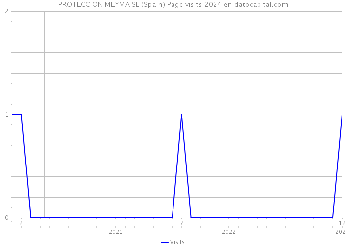 PROTECCION MEYMA SL (Spain) Page visits 2024 