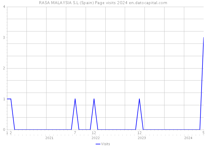RASA MALAYSIA S.L (Spain) Page visits 2024 