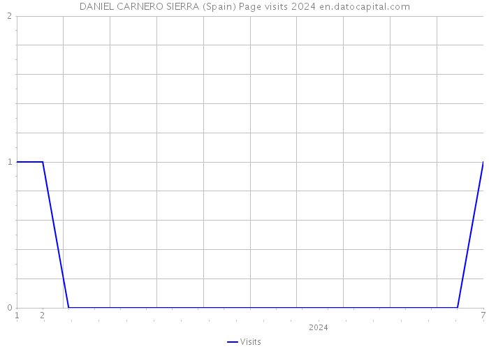 DANIEL CARNERO SIERRA (Spain) Page visits 2024 