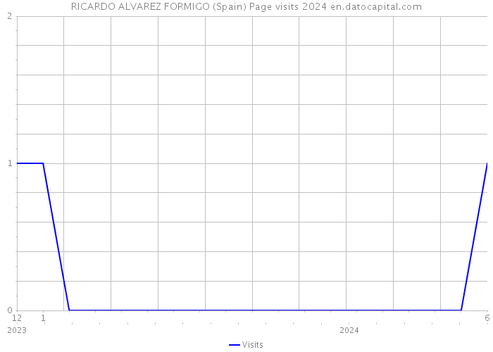 RICARDO ALVAREZ FORMIGO (Spain) Page visits 2024 
