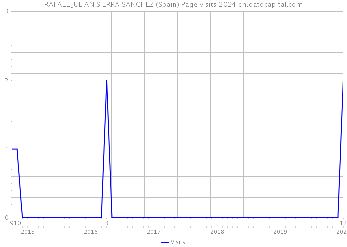 RAFAEL JULIAN SIERRA SANCHEZ (Spain) Page visits 2024 