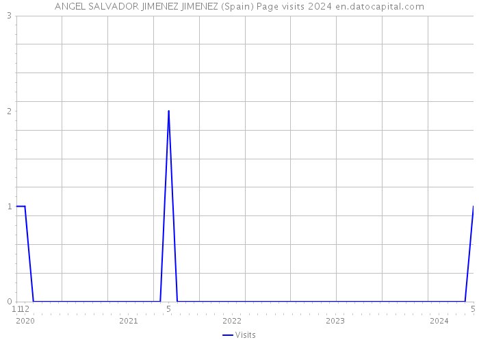 ANGEL SALVADOR JIMENEZ JIMENEZ (Spain) Page visits 2024 