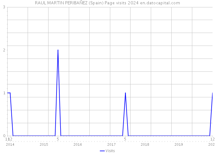 RAUL MARTIN PERIBAÑEZ (Spain) Page visits 2024 