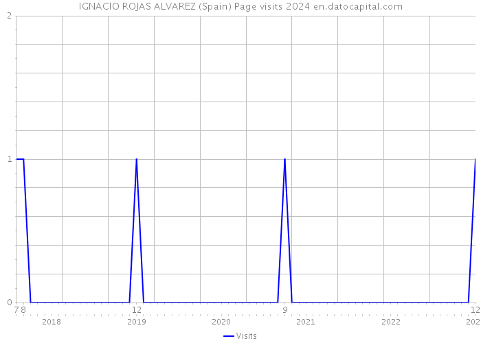 IGNACIO ROJAS ALVAREZ (Spain) Page visits 2024 