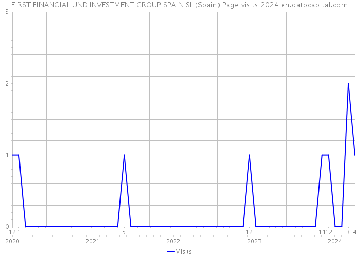 FIRST FINANCIAL UND INVESTMENT GROUP SPAIN SL (Spain) Page visits 2024 