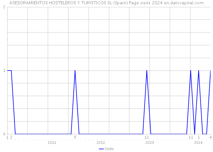 ASESORAMIENTOS HOSTELEROS Y TURISTICOS SL (Spain) Page visits 2024 