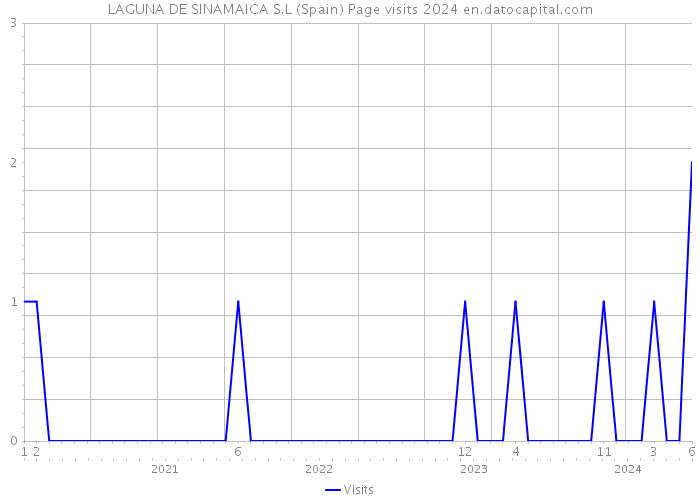LAGUNA DE SINAMAICA S.L (Spain) Page visits 2024 