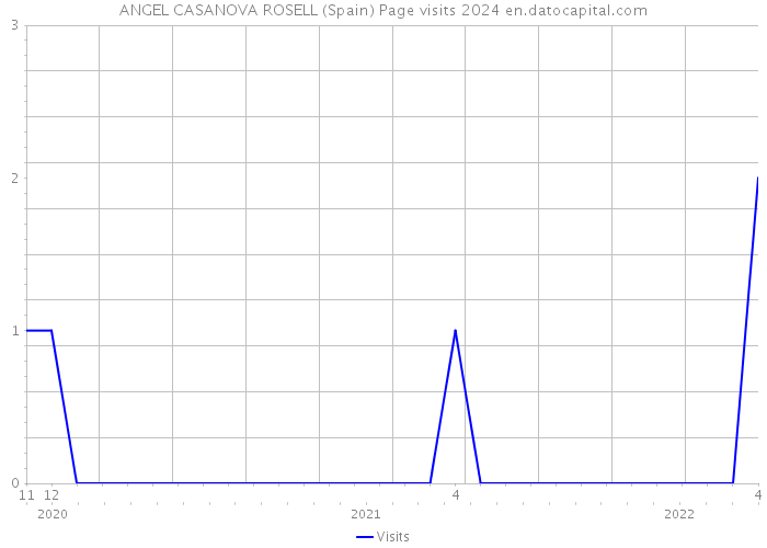 ANGEL CASANOVA ROSELL (Spain) Page visits 2024 