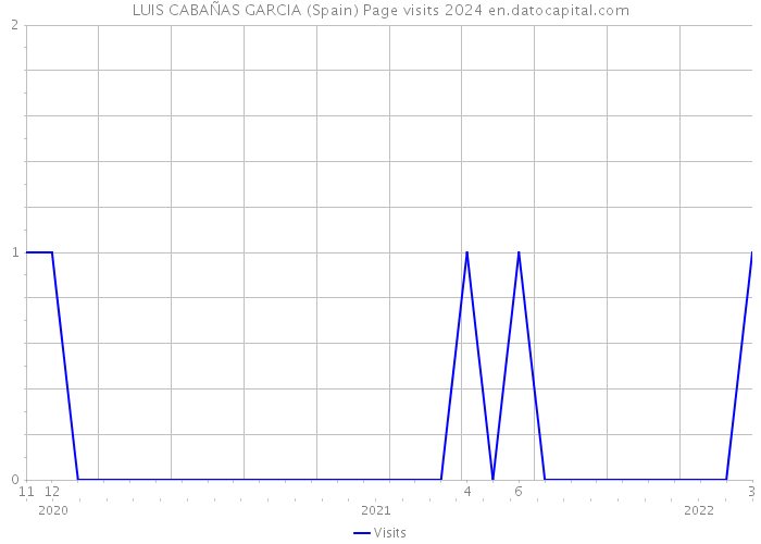 LUIS CABAÑAS GARCIA (Spain) Page visits 2024 