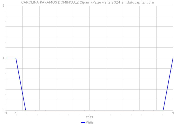 CAROLINA PARAMOS DOMINGUEZ (Spain) Page visits 2024 