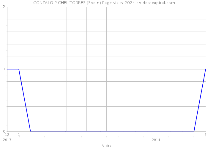 GONZALO PICHEL TORRES (Spain) Page visits 2024 