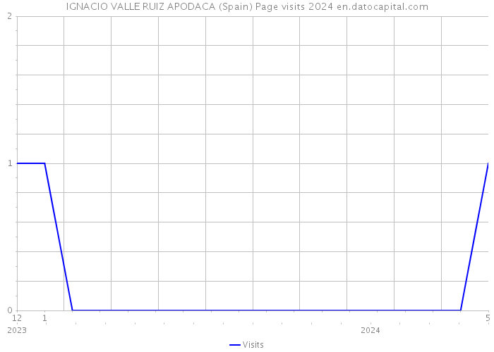 IGNACIO VALLE RUIZ APODACA (Spain) Page visits 2024 