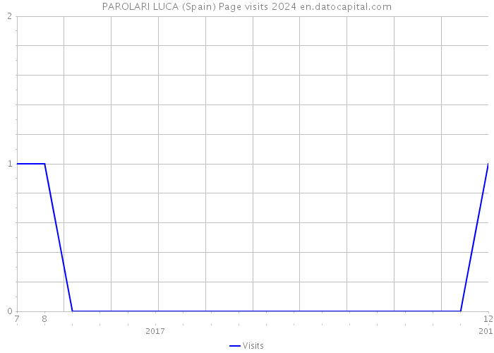 PAROLARI LUCA (Spain) Page visits 2024 