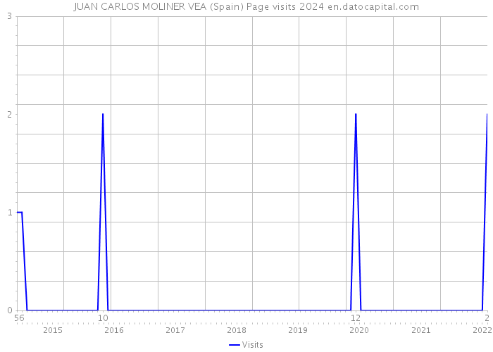 JUAN CARLOS MOLINER VEA (Spain) Page visits 2024 