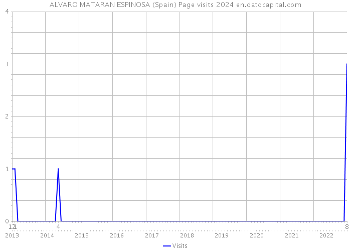 ALVARO MATARAN ESPINOSA (Spain) Page visits 2024 