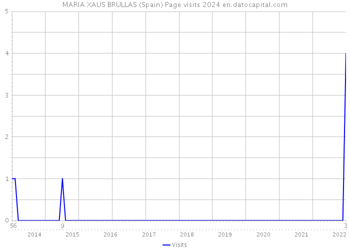 MARIA XAUS BRULLAS (Spain) Page visits 2024 