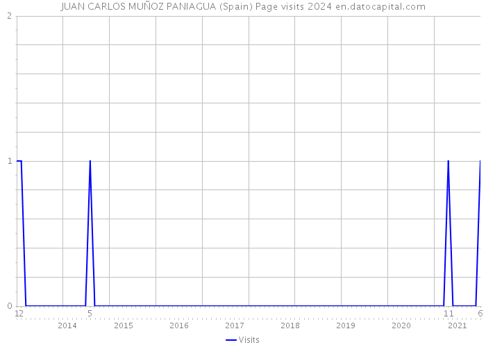 JUAN CARLOS MUÑOZ PANIAGUA (Spain) Page visits 2024 