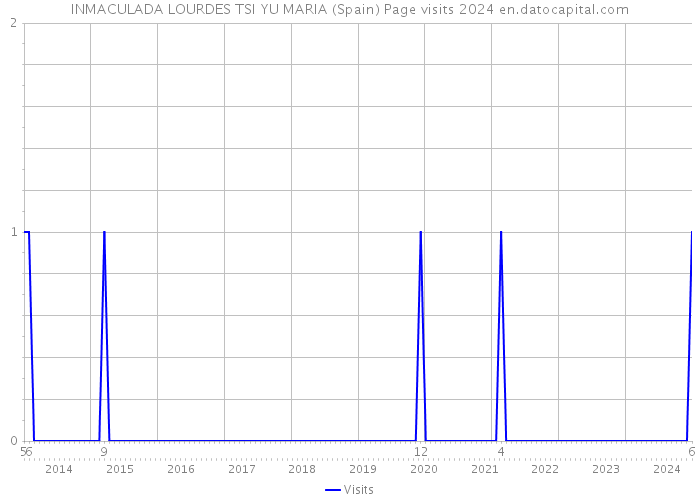 INMACULADA LOURDES TSI YU MARIA (Spain) Page visits 2024 