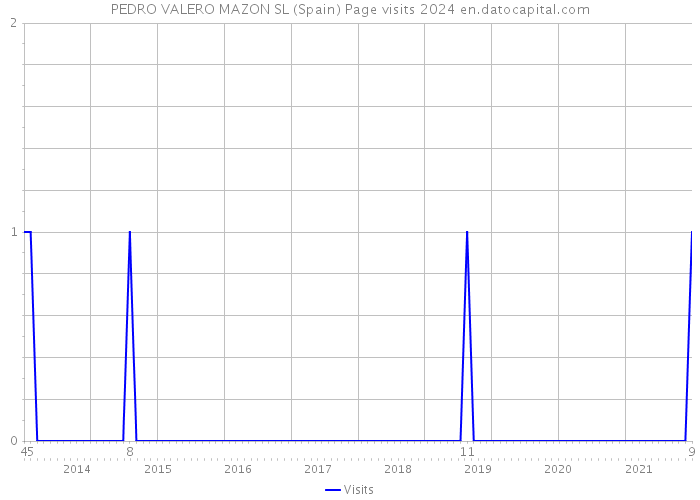 PEDRO VALERO MAZON SL (Spain) Page visits 2024 