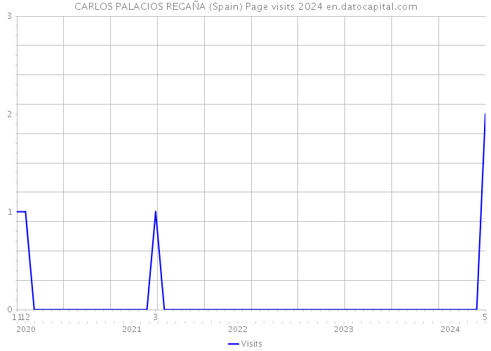 CARLOS PALACIOS REGAÑA (Spain) Page visits 2024 