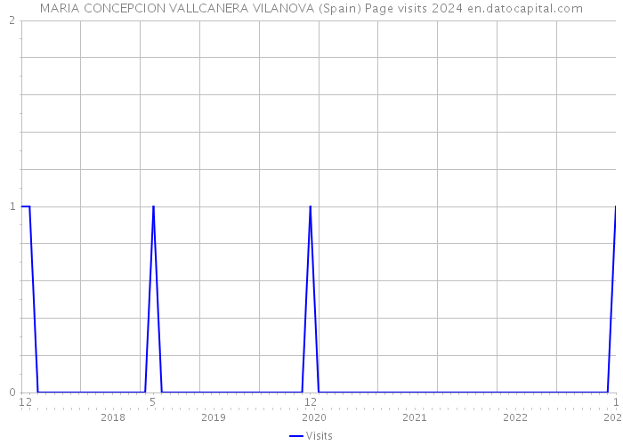 MARIA CONCEPCION VALLCANERA VILANOVA (Spain) Page visits 2024 