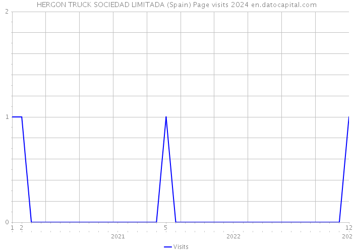 HERGON TRUCK SOCIEDAD LIMITADA (Spain) Page visits 2024 