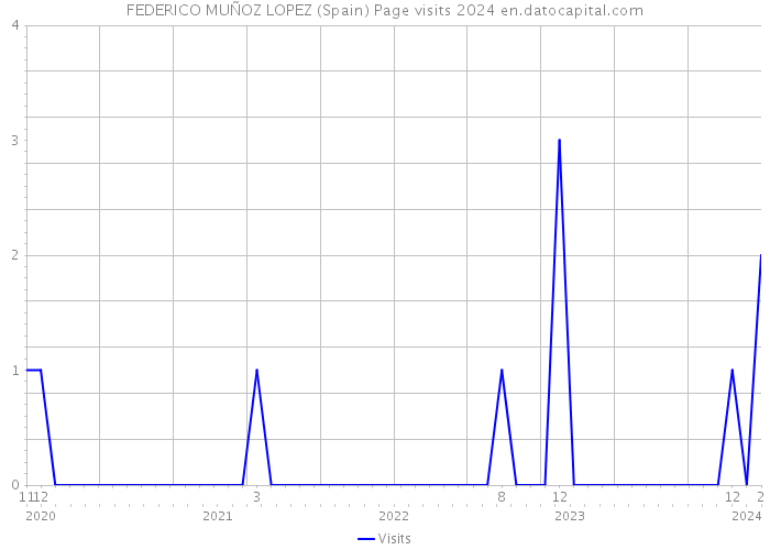 FEDERICO MUÑOZ LOPEZ (Spain) Page visits 2024 