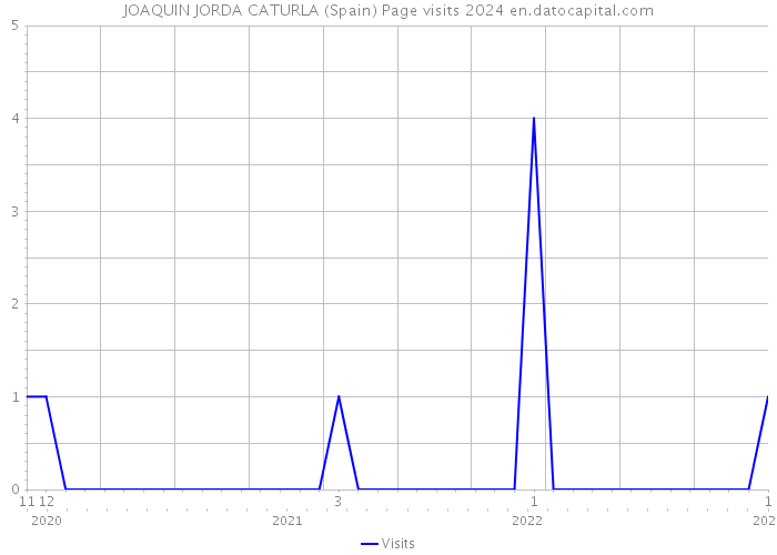 JOAQUIN JORDA CATURLA (Spain) Page visits 2024 