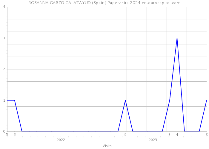 ROSANNA GARZO CALATAYUD (Spain) Page visits 2024 