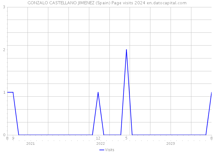 GONZALO CASTELLANO JIMENEZ (Spain) Page visits 2024 
