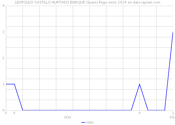 LEOPOLDO CASTILLO HURTADO ENRIQUE (Spain) Page visits 2024 