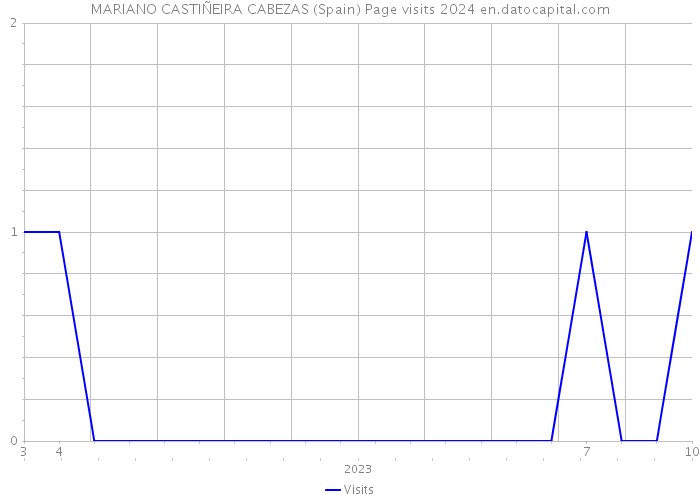 MARIANO CASTIÑEIRA CABEZAS (Spain) Page visits 2024 