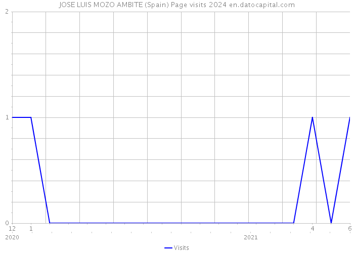 JOSE LUIS MOZO AMBITE (Spain) Page visits 2024 