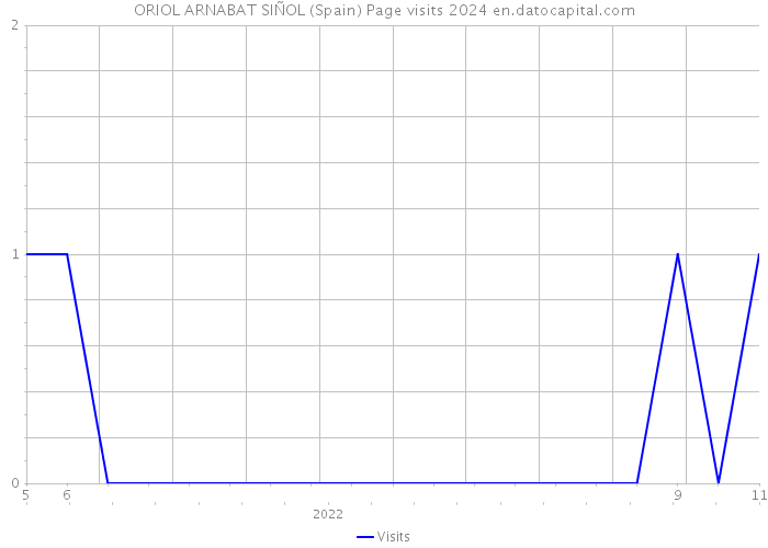 ORIOL ARNABAT SIÑOL (Spain) Page visits 2024 