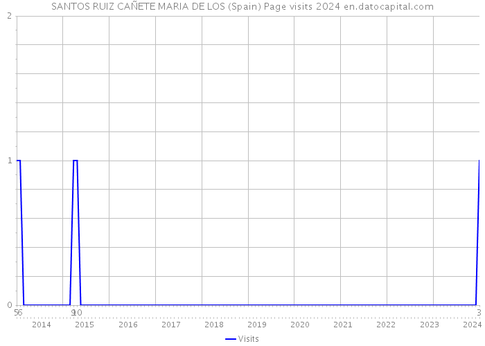 SANTOS RUIZ CAÑETE MARIA DE LOS (Spain) Page visits 2024 