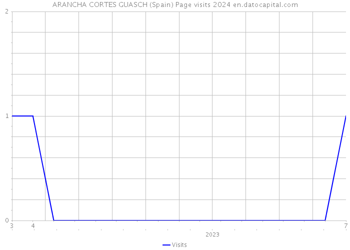 ARANCHA CORTES GUASCH (Spain) Page visits 2024 
