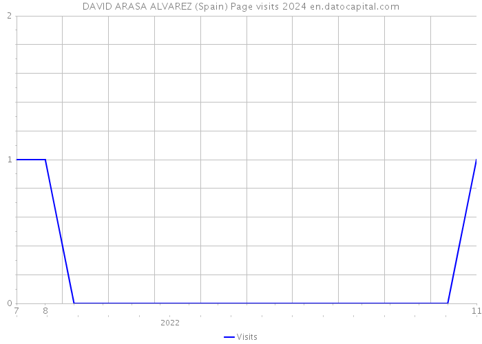 DAVID ARASA ALVAREZ (Spain) Page visits 2024 