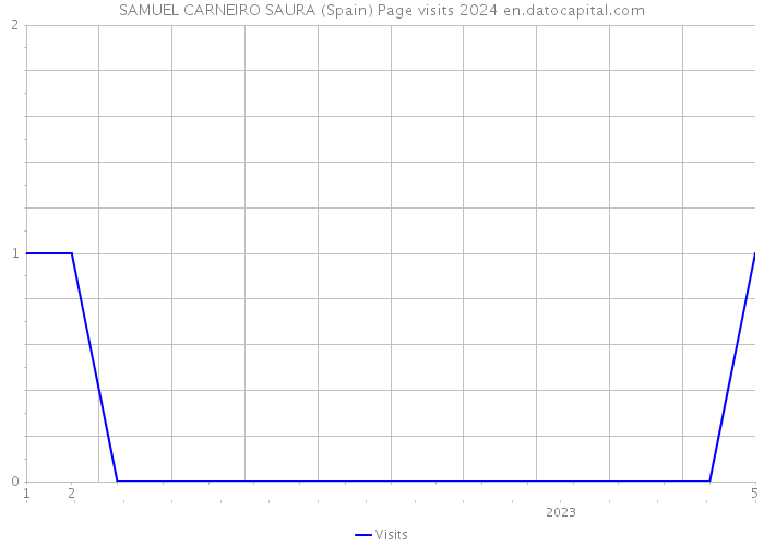 SAMUEL CARNEIRO SAURA (Spain) Page visits 2024 