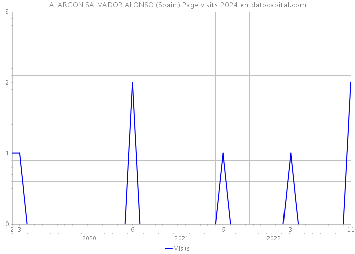 ALARCON SALVADOR ALONSO (Spain) Page visits 2024 