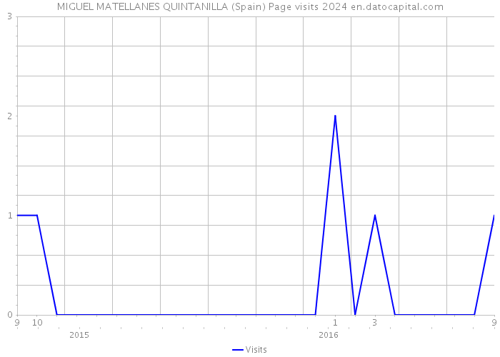 MIGUEL MATELLANES QUINTANILLA (Spain) Page visits 2024 