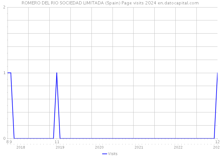 ROMERO DEL RIO SOCIEDAD LIMITADA (Spain) Page visits 2024 