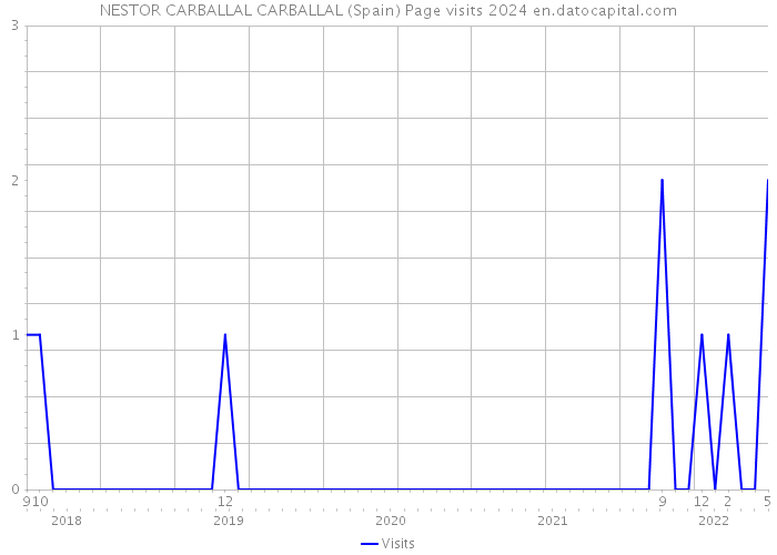 NESTOR CARBALLAL CARBALLAL (Spain) Page visits 2024 