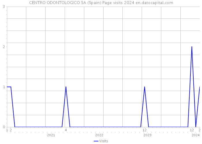 CENTRO ODONTOLOGICO SA (Spain) Page visits 2024 